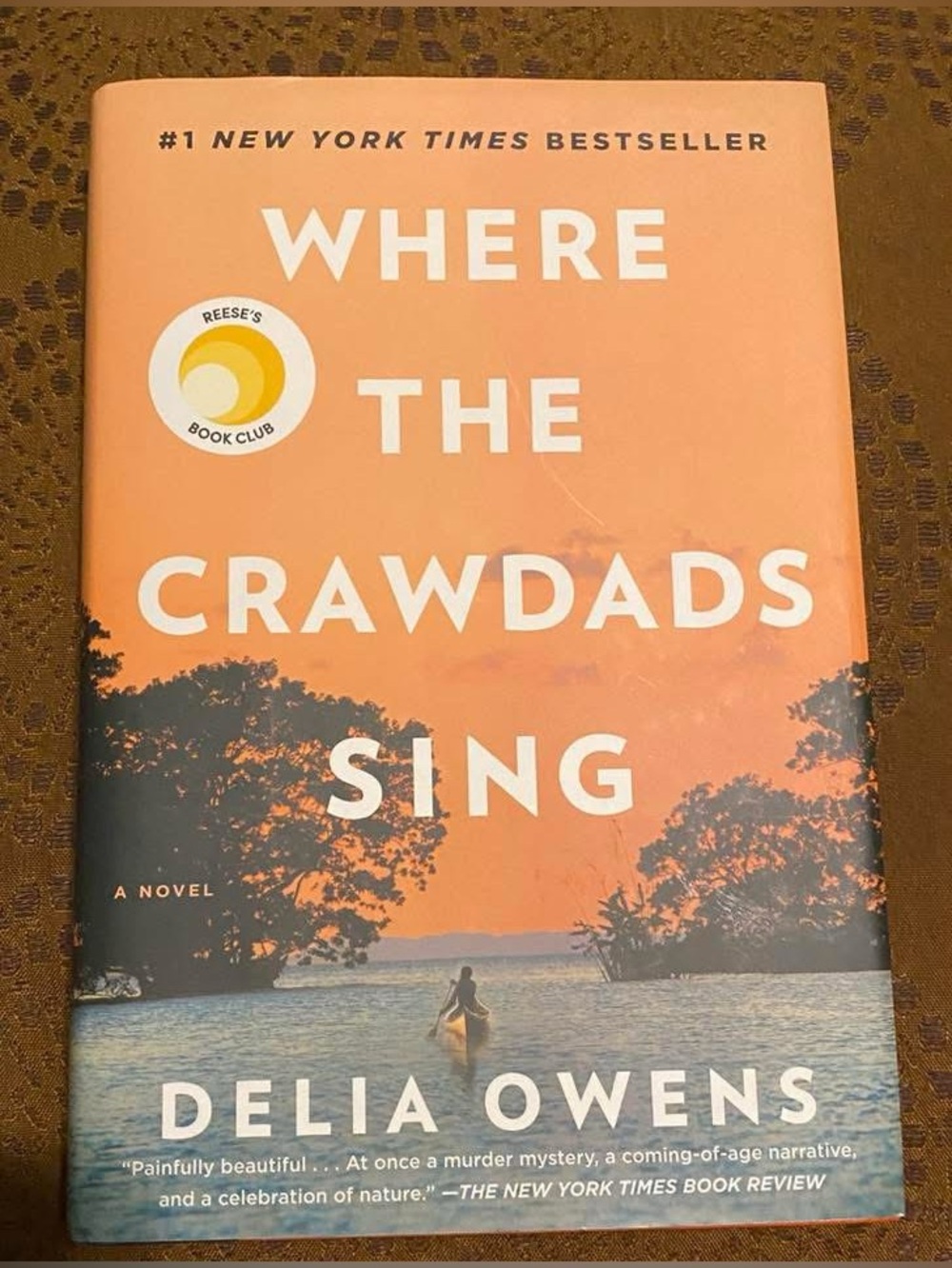 Where the Crawdads Sing hardback book